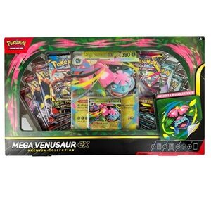 Pokemon Mega Venusaur EX Premium Collection Box Trading Card Game Booster Packs